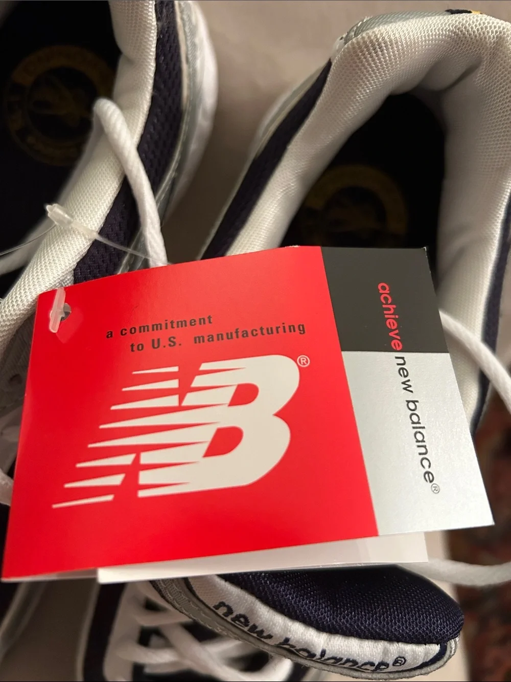 New Balance Men’s black, Gray & Yellow Sneakers